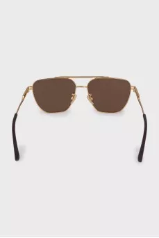Сонцезахисні окуляри Aviator золотистого кольору