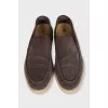 Brown Suede Summer Walk Loafers