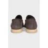 Brown Suede Summer Walk Loafers