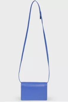 Indigo handbag with strap