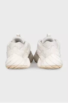 Мужские белые кроссовки Yeezy 500