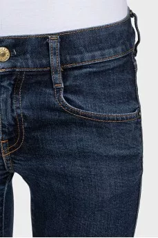 Синие джинсы boot cut fit на низкой посадке