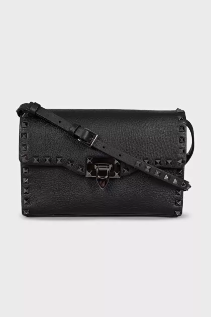 Крос-боді чорного кольору Rockstud