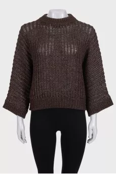 Джемпер oversize із широкими рукавами