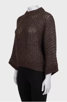 Джемпер oversize із широкими рукавами