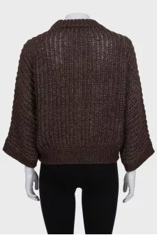 Джемпер oversize із широкими рукавами