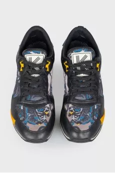 Men's print sneakers