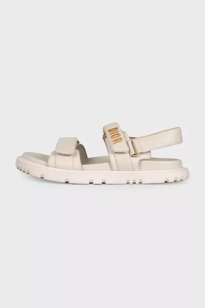 Dioract leather sandals