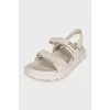 Dioract leather sandals