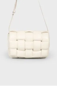 White leather bag Cassette