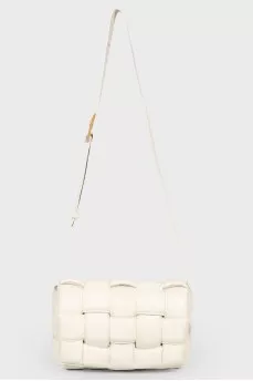 White leather bag Cassette