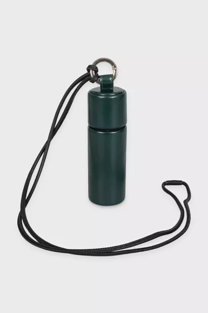 Leather case with strap