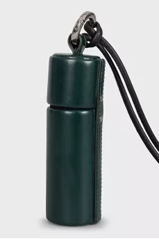 Leather case with strap