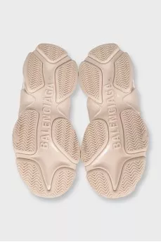White Triple S Combo Sneakers