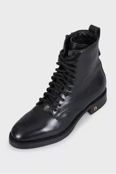 Чорні шкіряні черевики Heritage