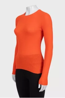 Джемпер из кашемира оранжевого цвета