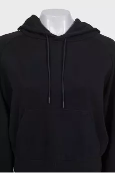 Hoodie with logo on the sleeves