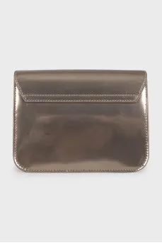 Metropolis gold leather bag