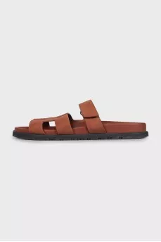 Men's brown Chypre flip-flops