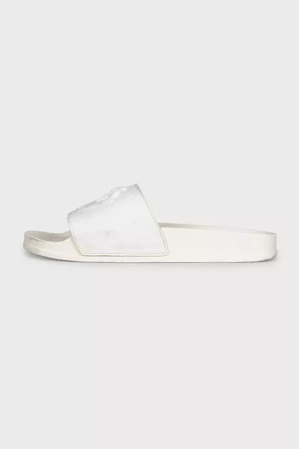 White Dilly flip-flops
