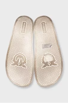 White Dilly flip-flops