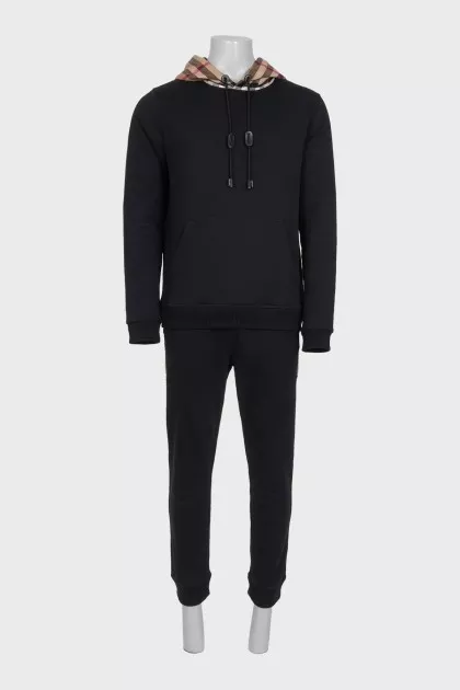 Men's tracksuit with printed inserts