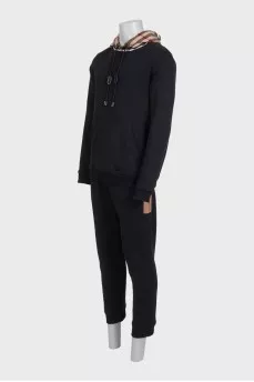 Men's tracksuit with printed inserts