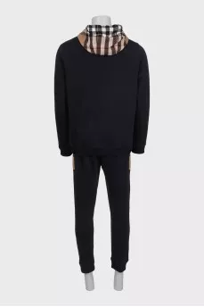 Men's tracksuit with printed inserts