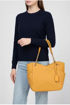 Jet Set Yellow Canvas Tote