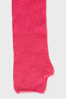 Set of hat, scarf and mittens