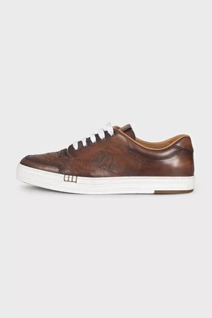 Playtime men's leather sneakers