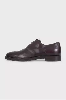 Men's brown leather shoes