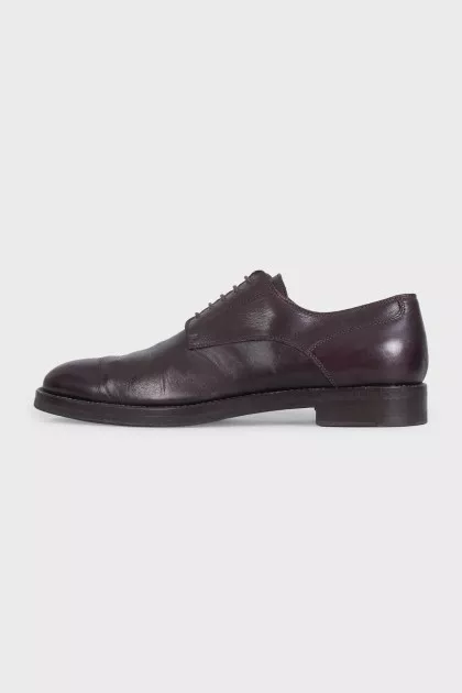 Men's brown leather shoes