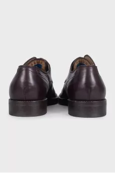 Men's brown leather shoes