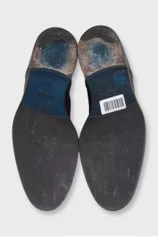 Men's brown leather shoes
