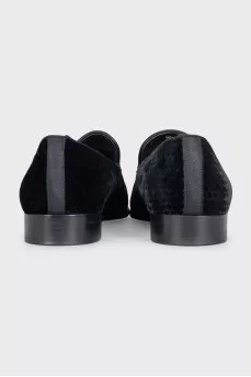 Men's velvet shoes
