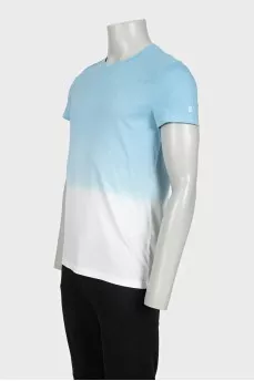 Men's gradient t-shirt with tag