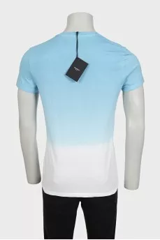 Men's gradient t-shirt with tag