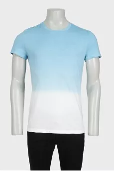 Men's gradient t-shirt with tag