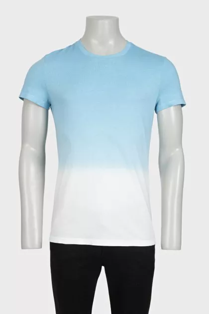 Men's gradient t-shirt with tag