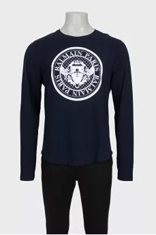 Men's printed long sleeve t-shirt with tag