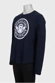Men's printed long sleeve t-shirt with tag