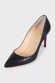 Черные кожаные туфли Pigalle 85