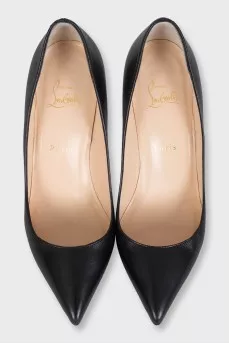 Черные кожаные туфли Pigalle 85