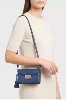 Мини-сумка из кожи Saffiano