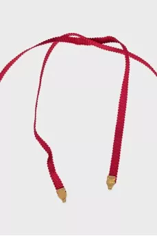 Necklace with crystal pendant