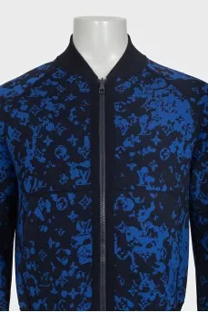 Men's reversible zippered cardigan