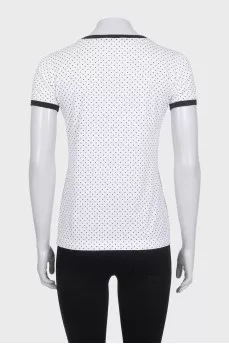 Slim-fitting T-shirt with a small print