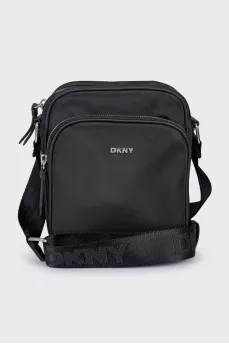 Men's textile bag with logo
