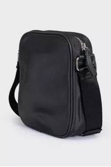 Men's textile bag with logo